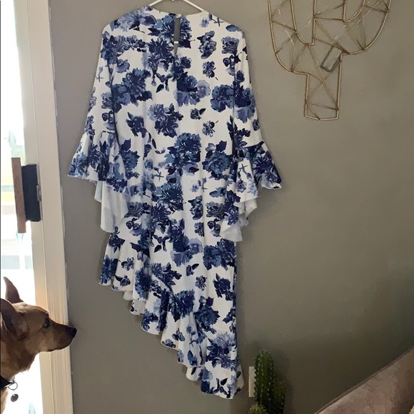 Dresses & Skirts - Asymmetrical watercolor dress